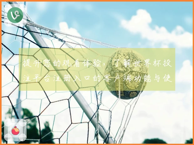 提升您的观看体验，了解世界杯投注平台注册入口的客户端功能与使用指南
